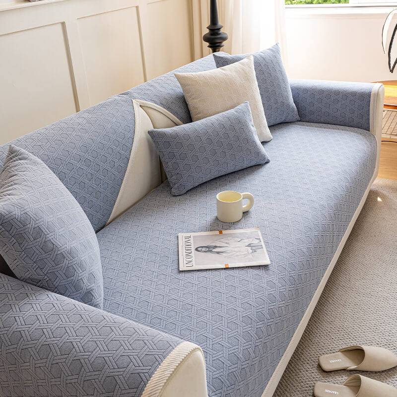 Jacquard Chenille Fabric Waterproof and Oil-Proof Sofa Cover
