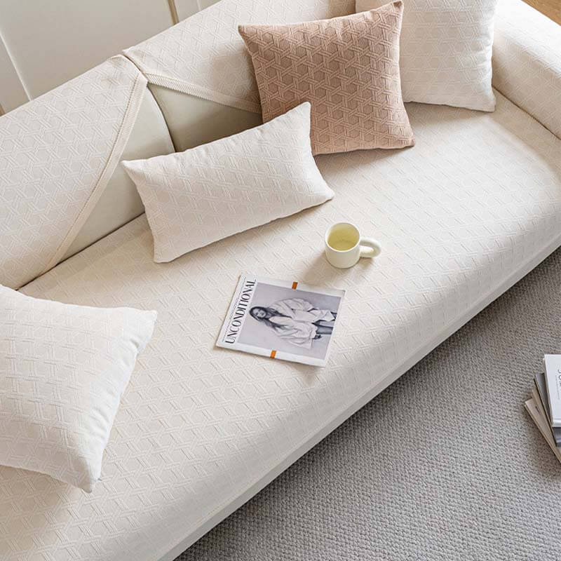 Jacquard Chenille Fabric Waterproof and Oil-Proof Sofa Cover