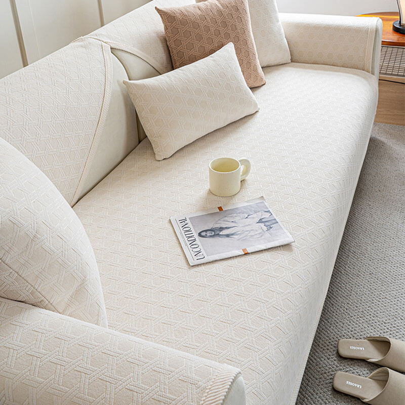 Jacquard Chenille Fabric Waterproof and Oil-Proof Sofa Cover