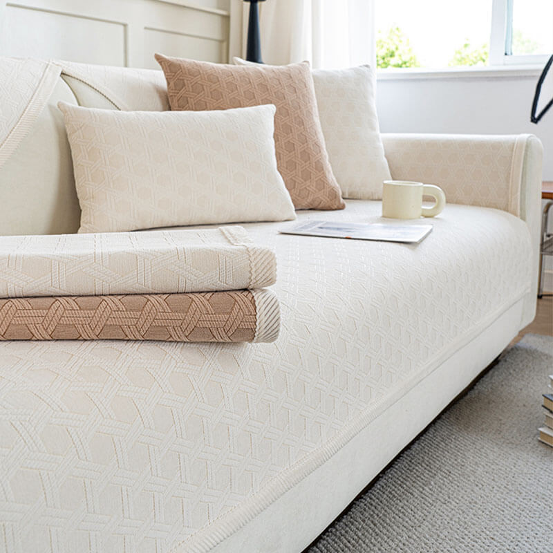 Jacquard Chenille Fabric Waterproof and Oil-Proof Sofa Cover