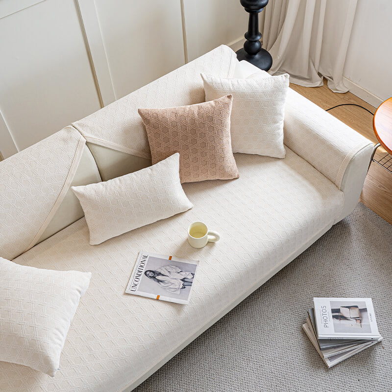 Jacquard Chenille Fabric Waterproof and Oil-Proof Sofa Cover
