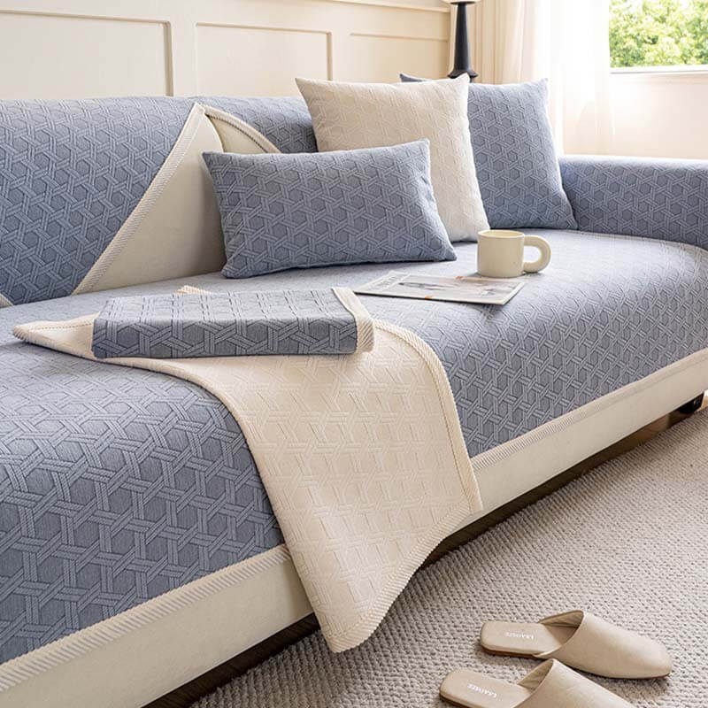 Jacquard Chenille Fabric Waterproof and Oil-Proof Sofa Cover