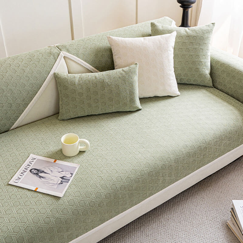 Jacquard Chenille Fabric Waterproof and Oil-Proof Sofa Cover