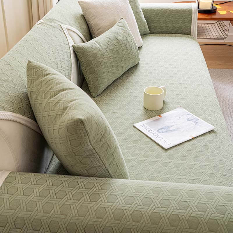 Jacquard Chenille Fabric Waterproof and Oil-Proof Sofa Cover