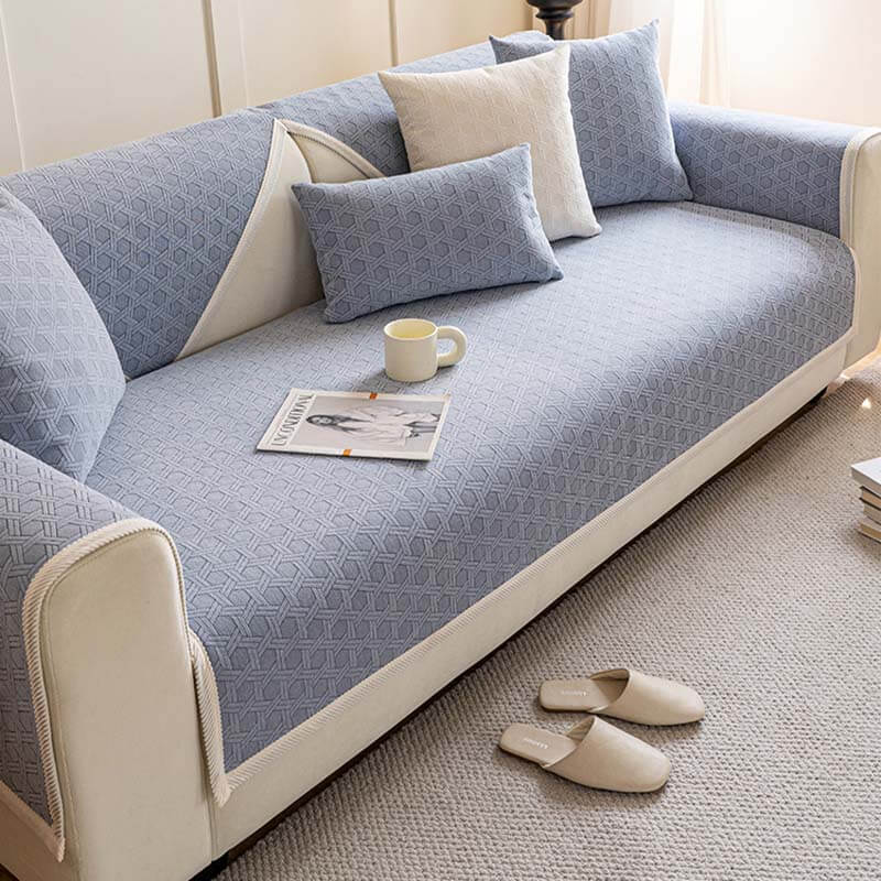 Jacquard Chenille Fabric Waterproof and Oil-Proof Sofa Cover