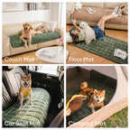 Lazy Soft Flannel Breathable Non-Slip Pet Mat Sofa Protector
