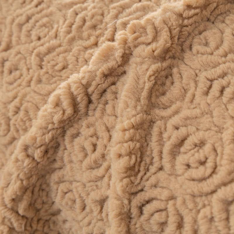 Cilinea Rose Plush Sofa Cover