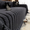 Cilinea Vintage Plush Anti Slip Sofa Cover