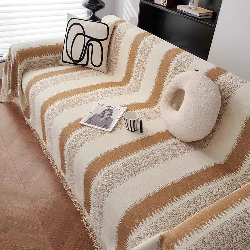 Cilinea Striped Retro Sofa Cover