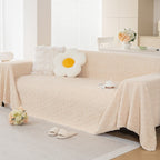 Cilinea Rose Plush Sofa Cover