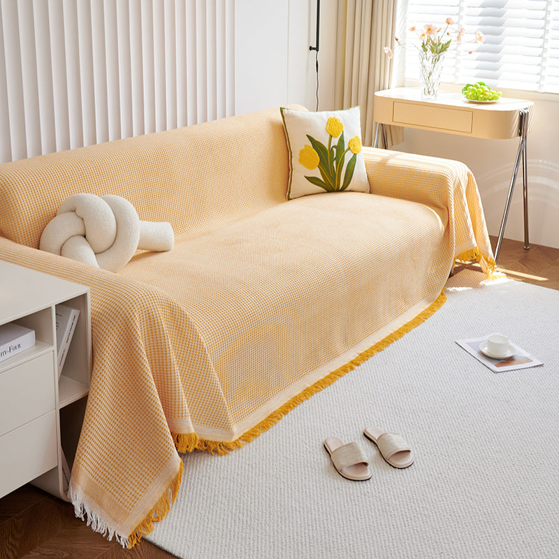 Cilinea Waffle Minimalist Sofa Cover
