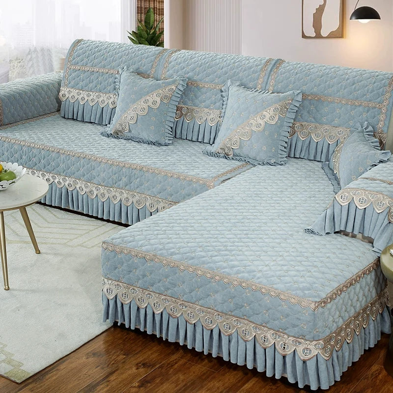 Cilinea Silicone Bottom Sofa Cushion Combination Set