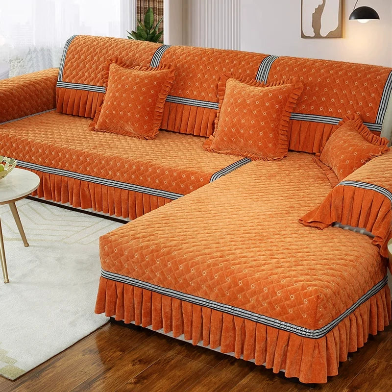 Cilinea Silicone Bottom Sofa Cushion Combination Set