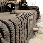 Cilinea Vintage Plush Anti Slip Sofa Cover