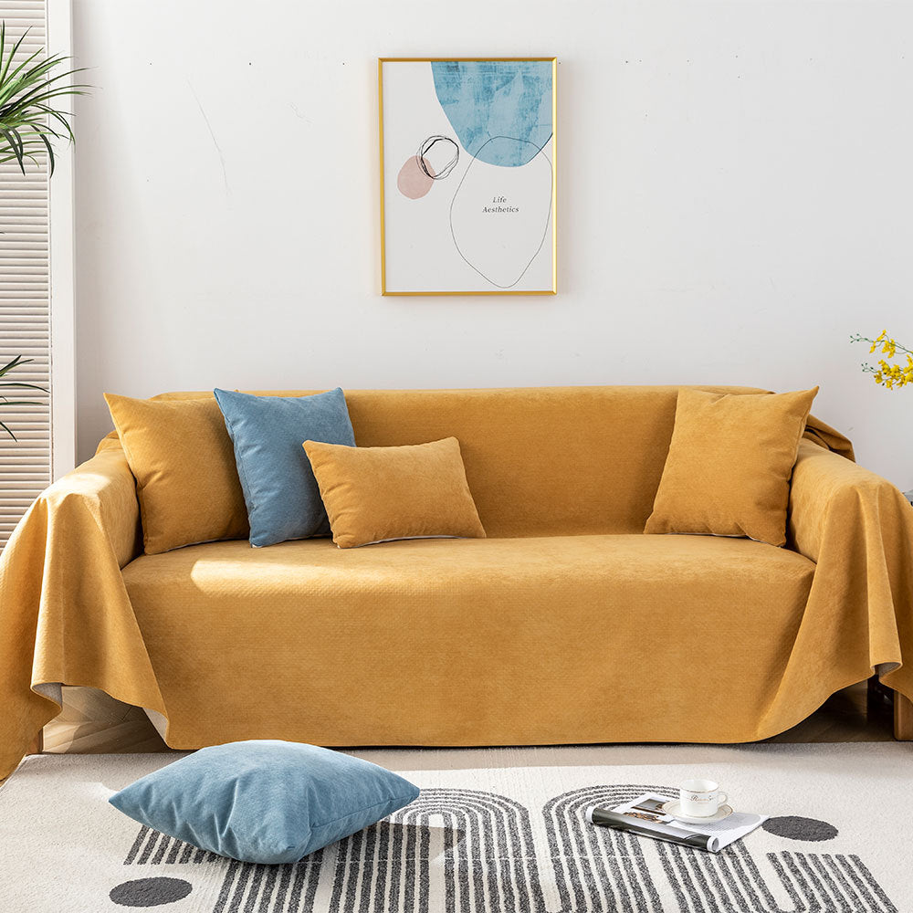 Cilinea Fabric Solid Color Waterproof Sofa Cover