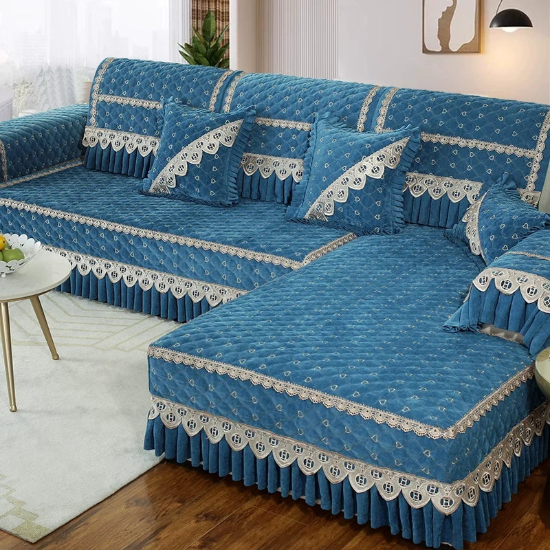 Cilinea Silicone Bottom Sofa Cushion Combination Set