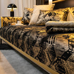 Dutch Velvet Sofa Cushion, Stamping Process, Four-Season Universal Non-Slip Model