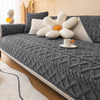 Plush Sofa Cushion, Winter Non-Slip Simple Modern Sofa Cover