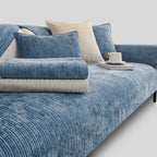 Simple Solid Color Chenille Scratch-Resistant Sofa Cover