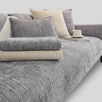 Simple Solid Color Chenille Scratch-Resistant Sofa Cover
