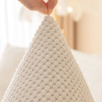 Simple Solid Color Plush Furniture Protector Sofa Cover