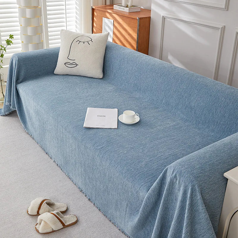 Cilinea Non-slip Herringbone Washable Sofa Cover