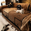 Vintage Chenille Anti-Scratch Sofa Protector Throw Cover