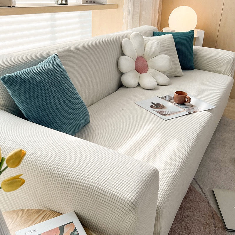 Cilinea Stretch Non-slip Polar Fleece Sofa Cover