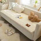 Bread-Shaped Chenille Non-Slip Sofa Cover