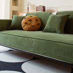 Chic Corduroy Sofa Protector, Anti-Slip Couch Cover