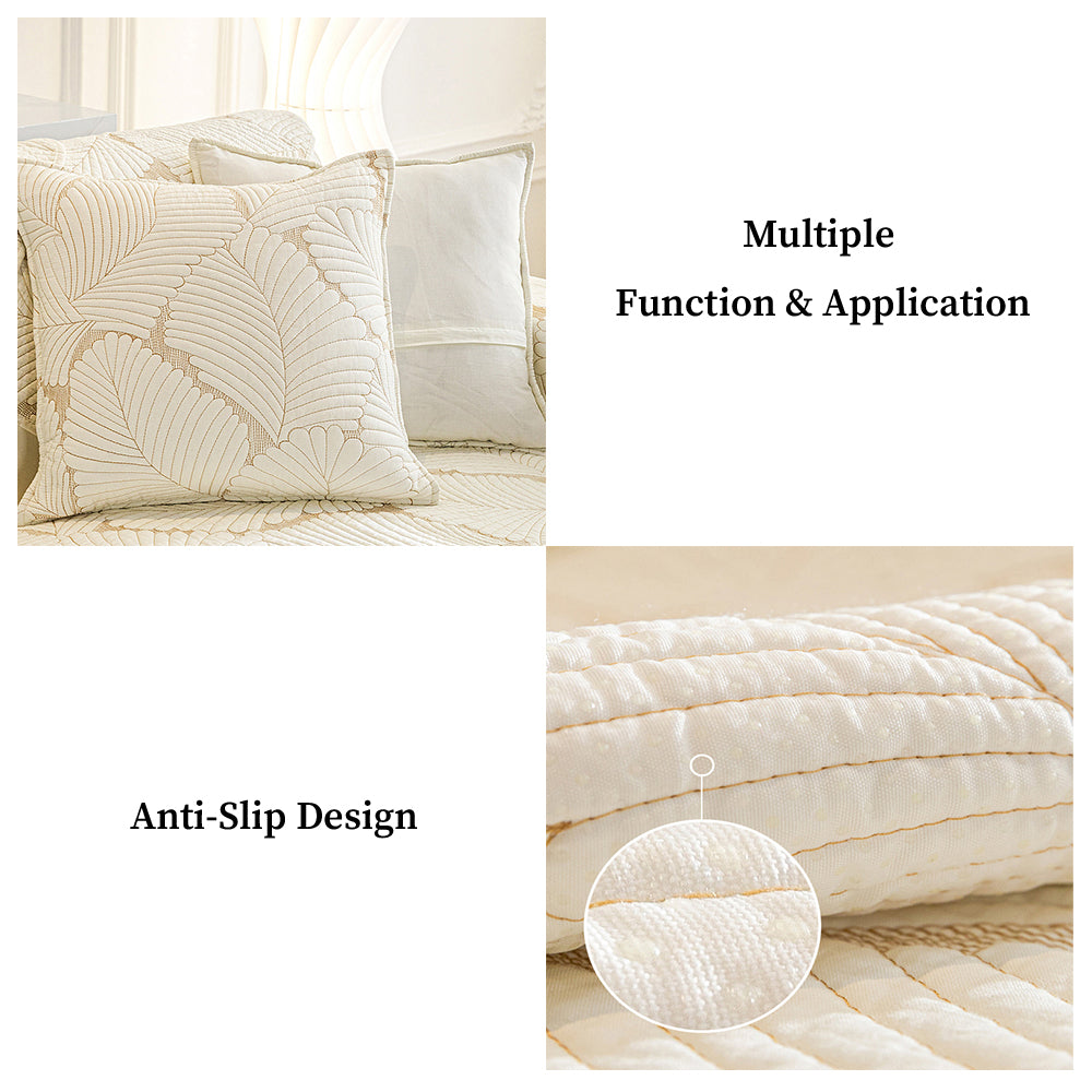 Leaf Sofa Mat, Anti-Scratch & Skid Protection Furniture Couch Cover