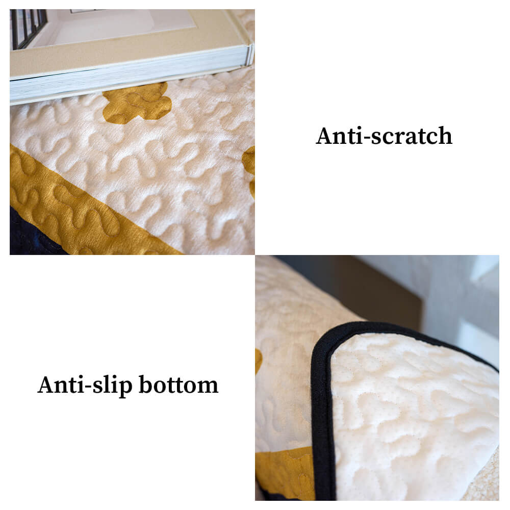 Light Luxury Cotton Sofa Cover, Anti-Scratch Furniture Protector Couch Cover