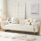 Warm Crystal Velvet Wheat Embroidery Non-Slip Sofa Cover