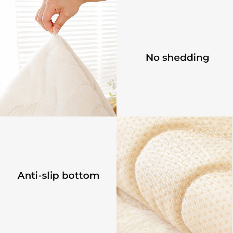 Cat Feeling Plush Sofa Cushion, Universal Simple Modern Sofa Cover Towel