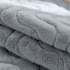 Wave Pattern Soft Plush Non-Slip Sofa Cover