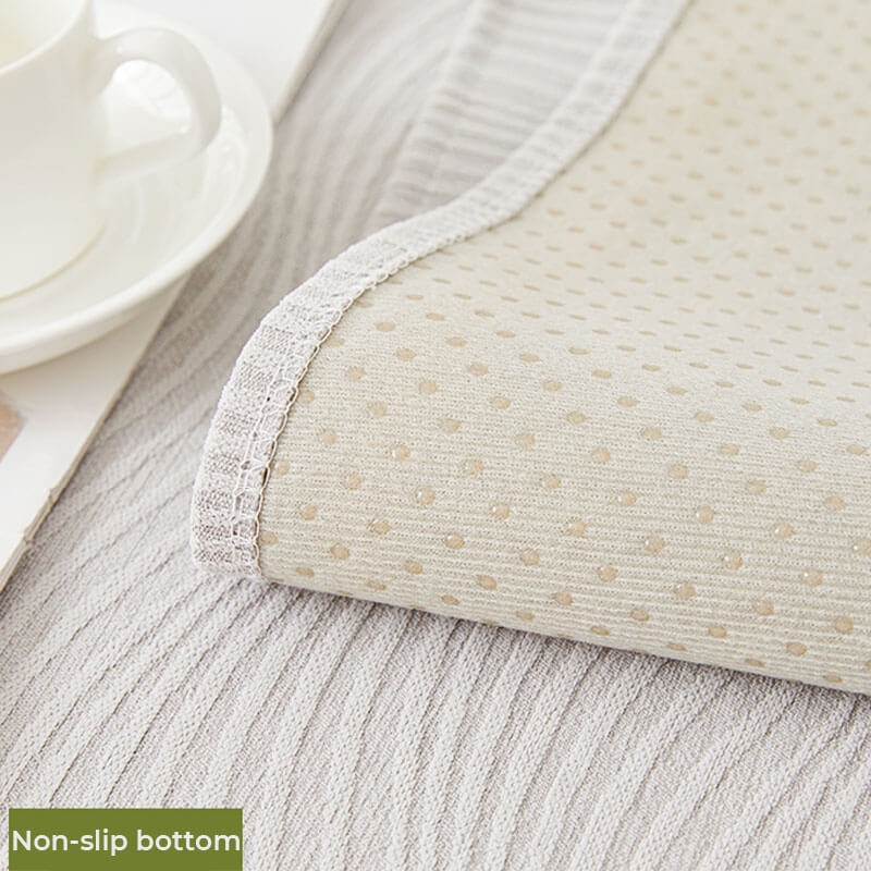 Wood Grain Texture Soft Chenille Anti-Scratch Sofa Cover