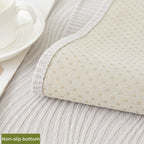 Wood Grain Texture Soft Chenille Anti-Scratch Sofa Cover
